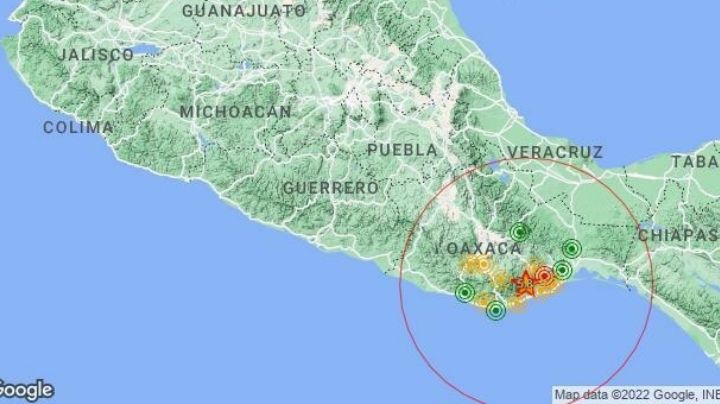 Se registra sismo de 5.5 grados en Oaxaca