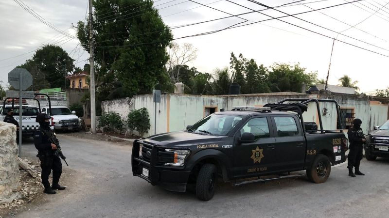 Detienen al presunto líder del Cártel de Sinaloa que operaba en Yucatán tras cateo en Dzidzantún