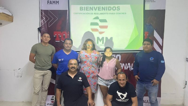 Coaches campechanos obtienen certificación para ser entrenadores de MMA en México