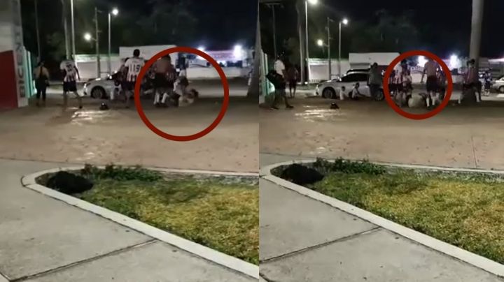 Futbolistas golpean a juez de línea tras suspender un partido en Cozumel: VIDEO