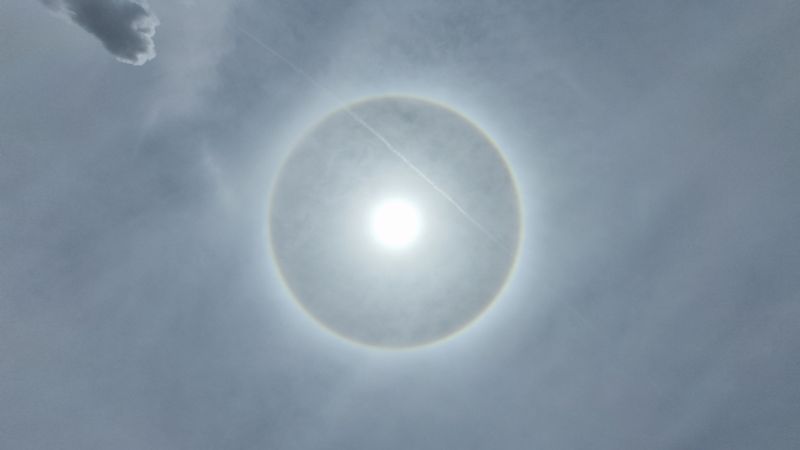 Aparece halo solar en el cielo de Mérida: ¿Qué significa?