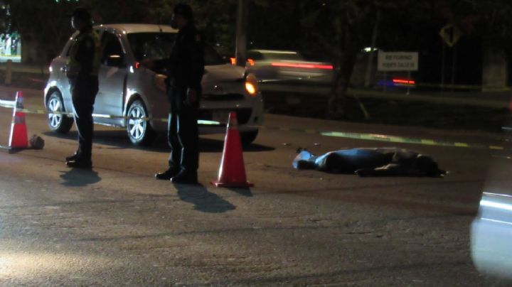 Abuelito muere atropellado por un auto en el Periférico de Mérida