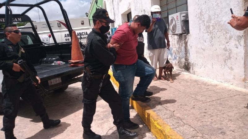 Caen colombianos "Gota a Gota" tras intensa persecución en Hecelchakán; quedaron libres en dos horas