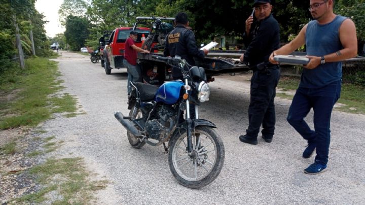 Policía de Escárcega recupera dos motos robadas tras denuncia ciudadana