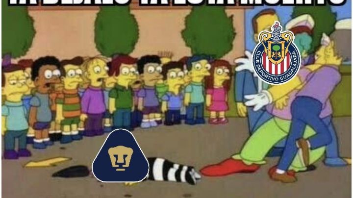 Chivas y los memes acaban con los Pumas luego de su eliminación
