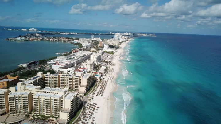 Así luce Playa Marlín en la Zona Hotelera de Cancún: EN VIVO