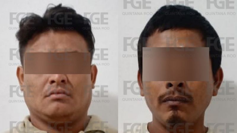 Detienen a dos hombres acusados de robar en un comercio de Chetumal