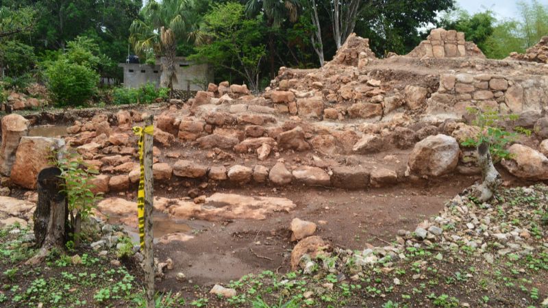 Tren Maya: 'Desaparecen' piezas prehispánicas halladas durante los trabajos en Tenabo