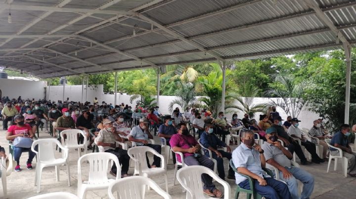 Ejidatarios de Chablekal reciben pago del INAH por despojo de terrenos en Dzibilchantún: EN VIVO