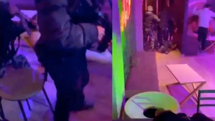 Grupo armado ingresan a bar de Zacatecas y secuestran a un hombre: VIDEO