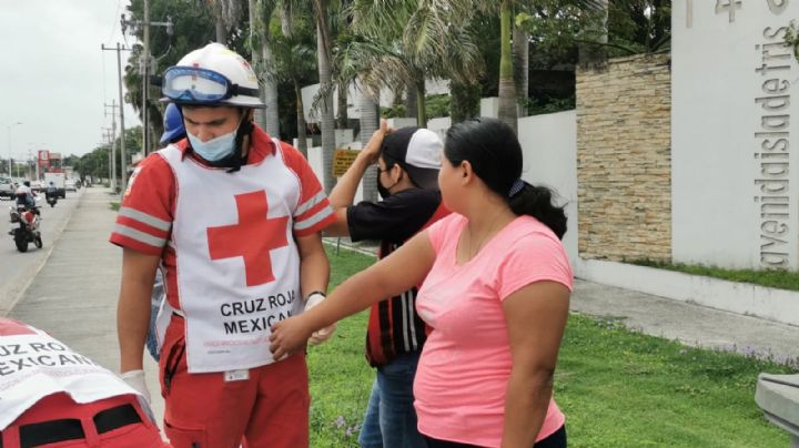 Accidentes en Ciudad del Carmen: Pareja resulta herida tras derrapar en su motocicleta