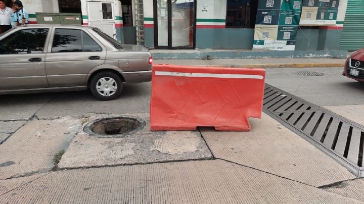 Amenazan con demandar al Ayuntamiento de Ciudad del Carmen por accidente causado por una coladera