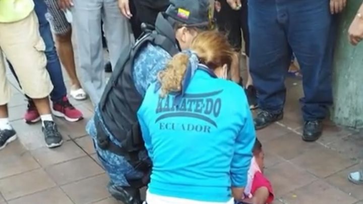 Maestra de artes marciales golpea a hombre que agredió a su pareja en Ecuador