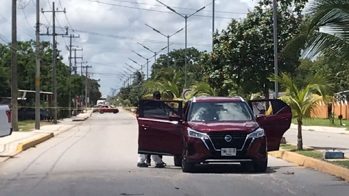 Atacan a balazos a una camioneta en la Zona Continental de Isla Mujeres