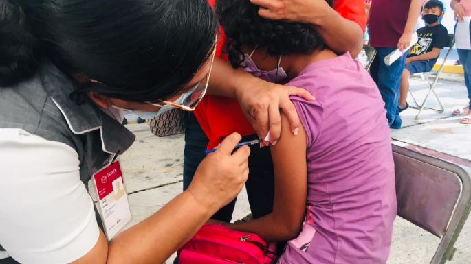 Niños de 5 a 11 años de Campeche se quedan sin vacuna anticovid