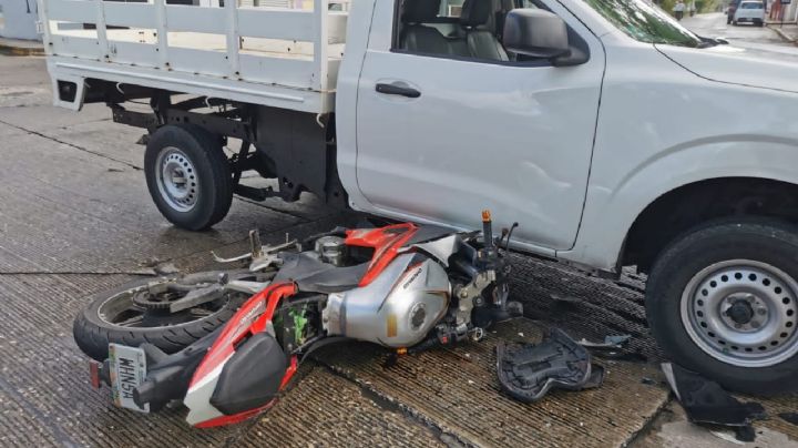 Accidentes en Ciudad del Carmen: Conductor atropella a una pareja en motocicleta