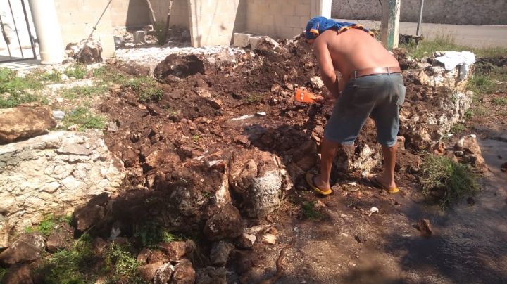 Albañil deja sin agua potable a pobladores de Chocholá tras romper una tubería
