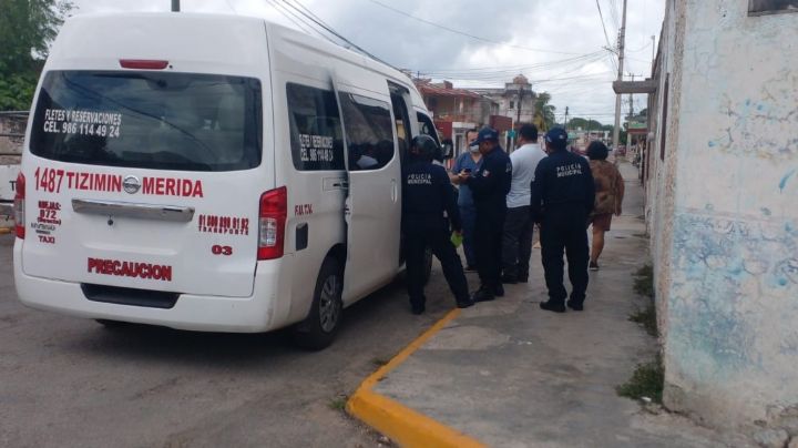 Detienen a hombre por negarse a pagar su pasaje del transporte público en Tizimín