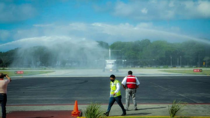 Aeromar inaugura vuelo entre el aeropuerto de Chetumal y Cancún