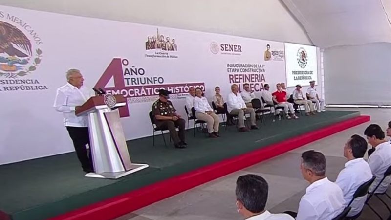 Refinería 'Olmeca' es un distintivo de mi gobierno: AMLO