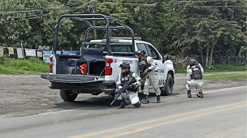 Se registra una balacera en carretera México-Cuernavaca; reportan heridos
