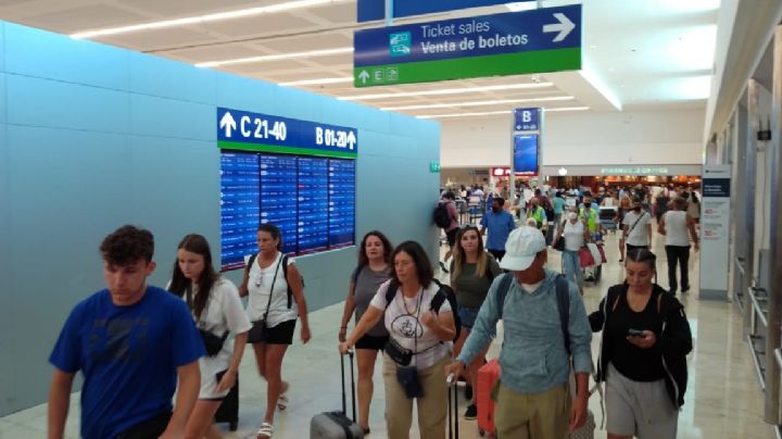 Aeropuerto de Cancún alcanza los 630 vuelos este 16 de julio: VIDEO