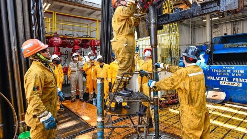 Disminuye la producción de petróleo en la Sonda de Campeche en los últimos 6 meses