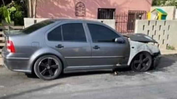 Arrojan bomba molotov contra un automóvil estacionado en Conkal