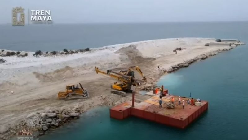 Tren Maya: Fonatur inicia construcción del Muelle Beacon en Progreso, Yucatán