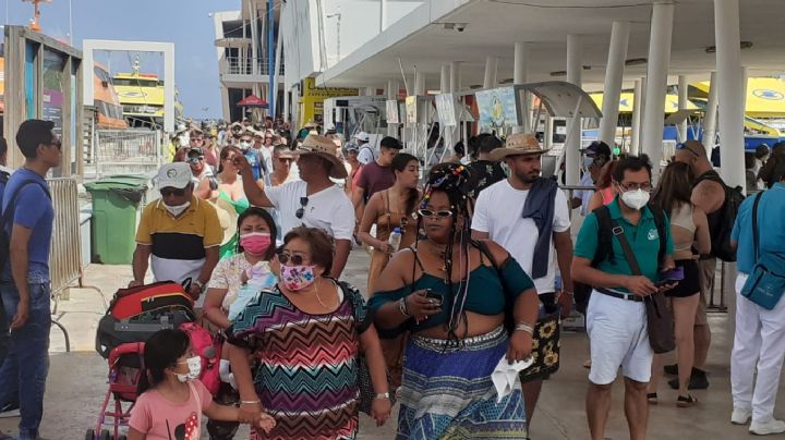 API prevé arribo de más de 8 mil turistas a Cozumel este domingo