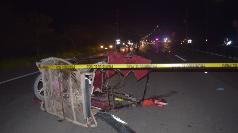 Mueren dos mujeres tras fuerte accidente en la carretera federal Mérida-Progreso