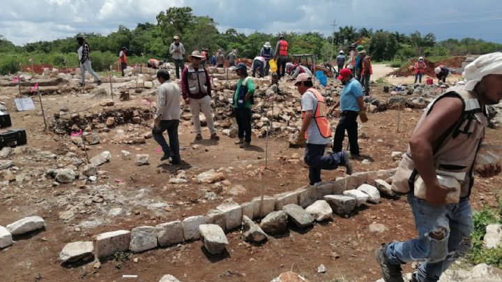 Hallan vestigio arqueológico en el Tramo 2 del Tren Maya en Calkiní