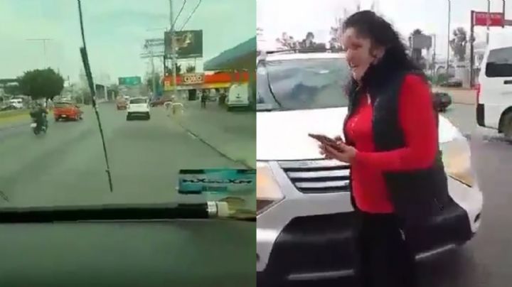 Crean a 'Lady tú me provocaste' tras accidente de tránsito en el Estado de México: VIDEO
