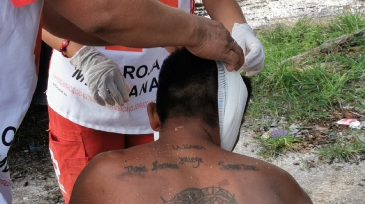 Hombre es lesionado con un pico de botella por su propio hermano en Ciudad del Carmen