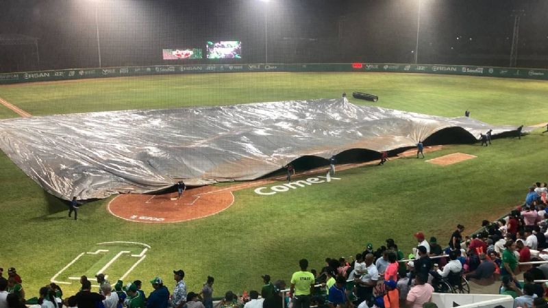 Juego entre Tigres de Quintana Roo y Olmecas de Tabasco suspendido por lluvia