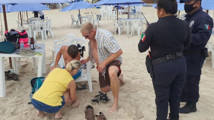 Turistas del crucero 'Carnival Breeze' son atacados por rayas en la playa de Progreso: EN VIVO