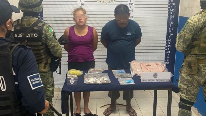 Sedena detiene a narcomenudistas con 96 bolsitas de droga en Playa del Carmen