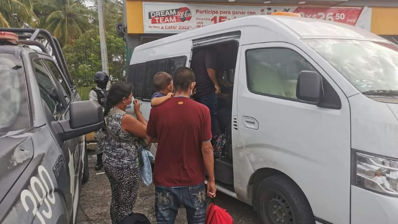 Migración detiene a 17 nicaragüenses indocumentados en Ciudad del Carmen