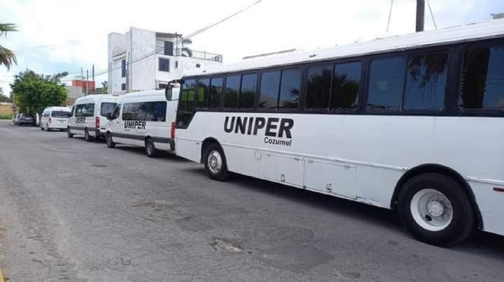 Empresa Unión de Permisionarios deja el servicio de transporte público en Cozumel