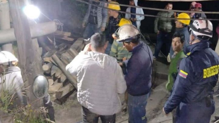 Derrumbe en mina de Colombia deja nueve mineros atrapados