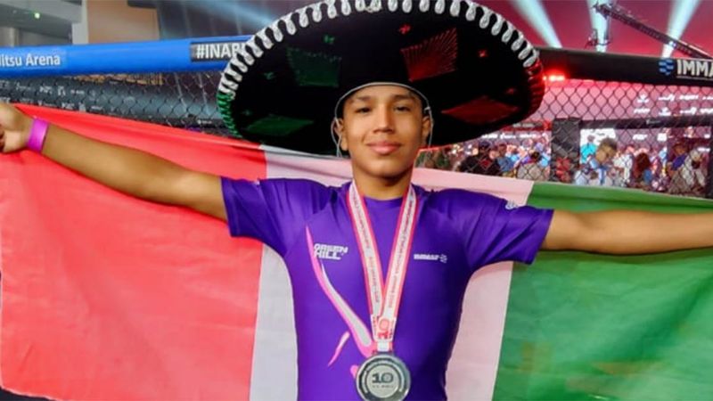 Orlando Michelle de la Cruz consigue medalla en Mundial Juvenil de Artes Marciales Mixtas
