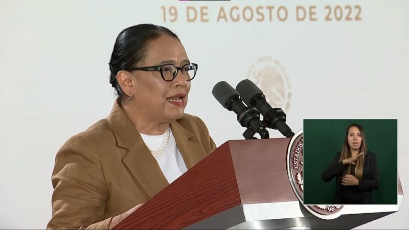 Disminuyen 29.3% los delitos del fuero federal: Rosa Icela Rodríguez