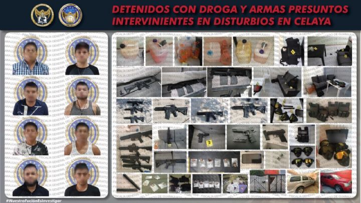 FGE de Guanajuato captura a grupo delictivo en Celaya