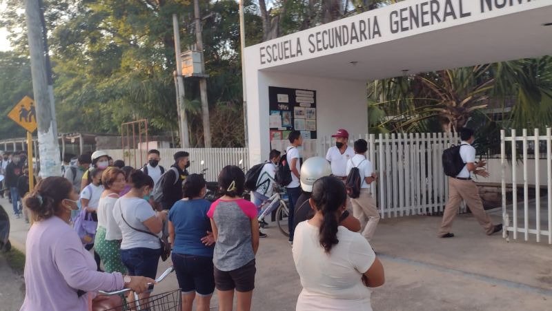 Alumnos de la Zona Maya de Quintana Roo regresan a las aulas de forma presencial: VIDEO