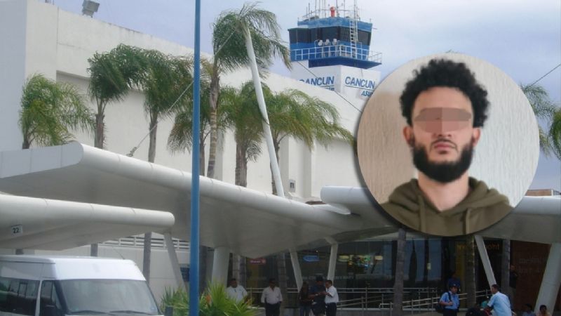 Vinculan a proceso a estadounidense armado capturado en el aeropuerto de Cancún