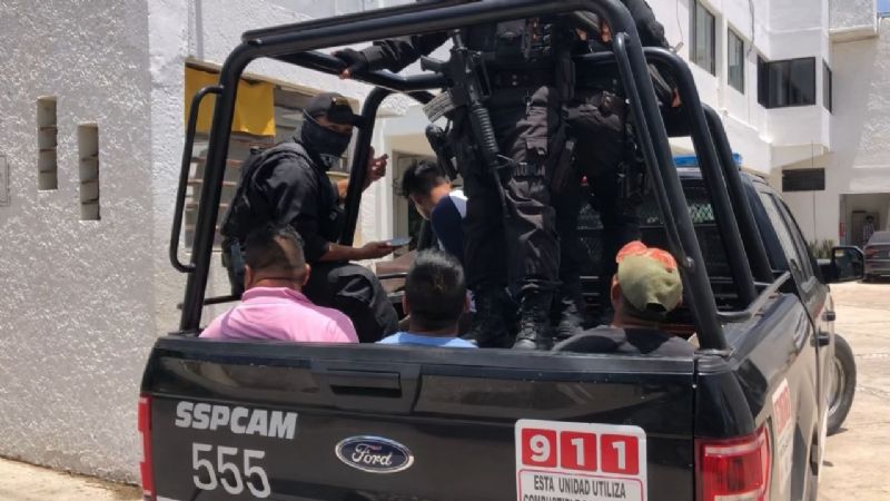 Capturan a 4 narcomenudistas cuando distribuían drogas en Campeche