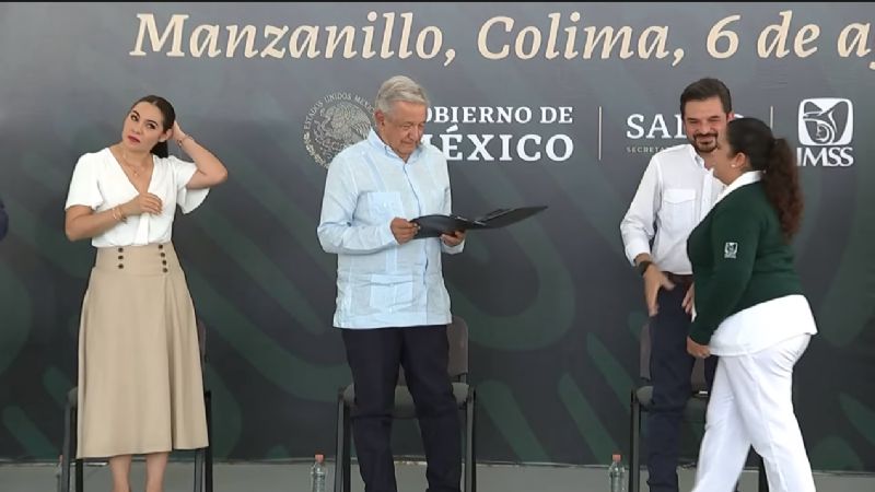 AMLO supervisa el Plan de Salud IMSS-Bienestar en Manzanillo: EN VIVO