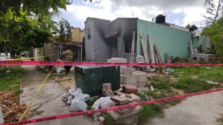 Incendio causa daños en una vivienda de Playa del Carmen; sospechan que fue provocado