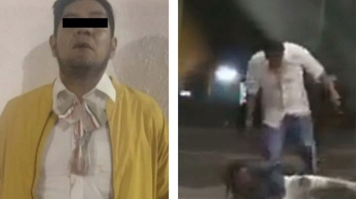 Detienen a hombre que golpeaba a mujer en Santa María la Ribera: VIDEO