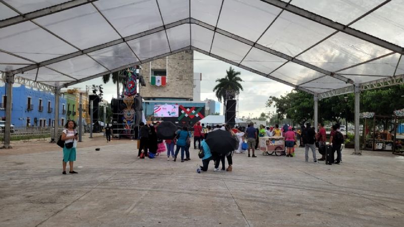 Fuertes lluvias retrasan el inicio de las fiestas patrias en Campeche: EN VIVO